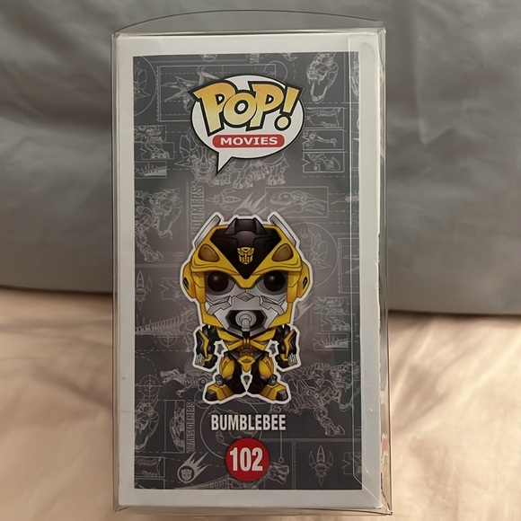 Rare Retired Vaulted Funko Pop Transformers Bumblebee 102 Walmart Exclusive - Picture 5 of 7
